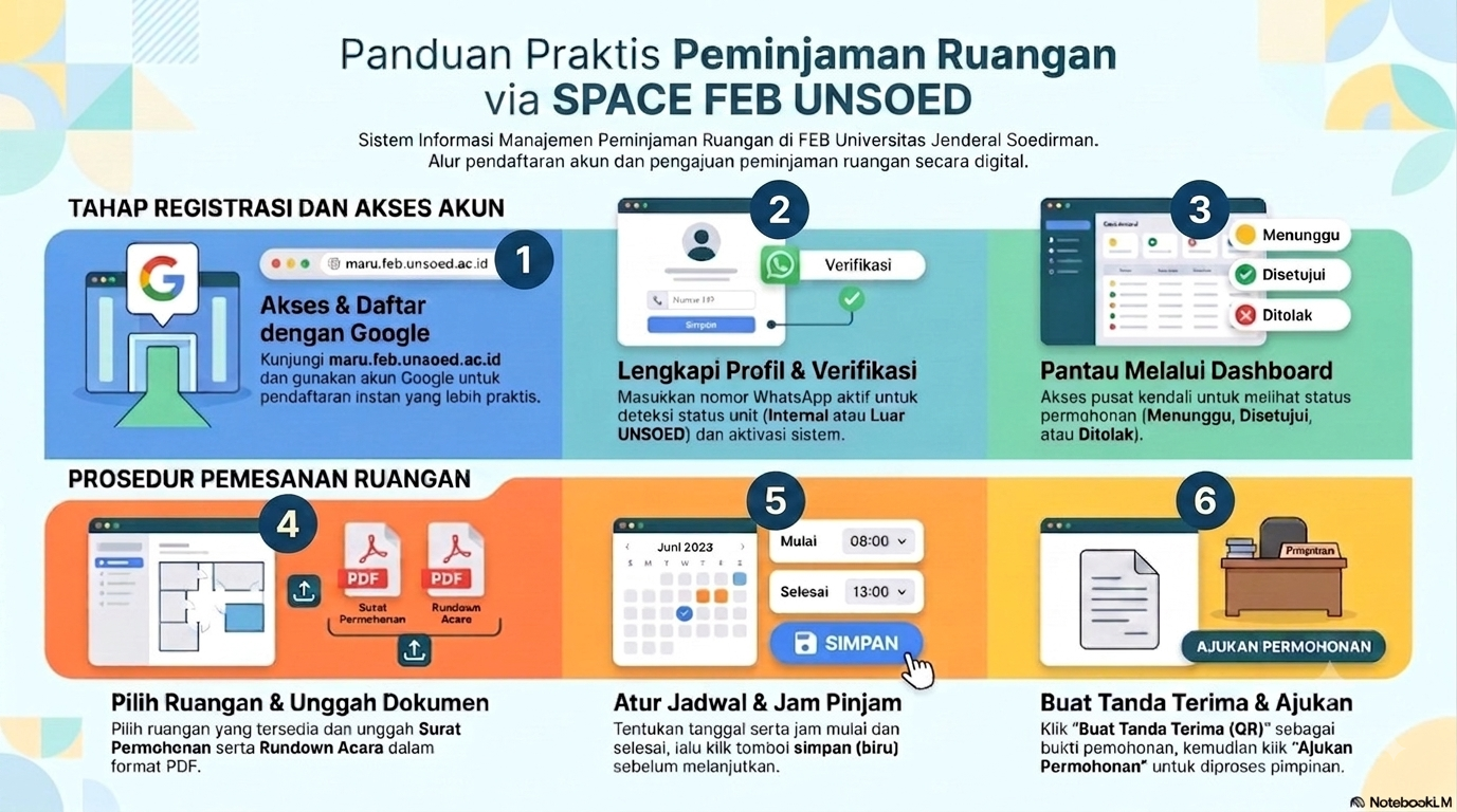 Panduan Praktis Peminjaman Ruangan SIMJAPIRU FEB UNSOED